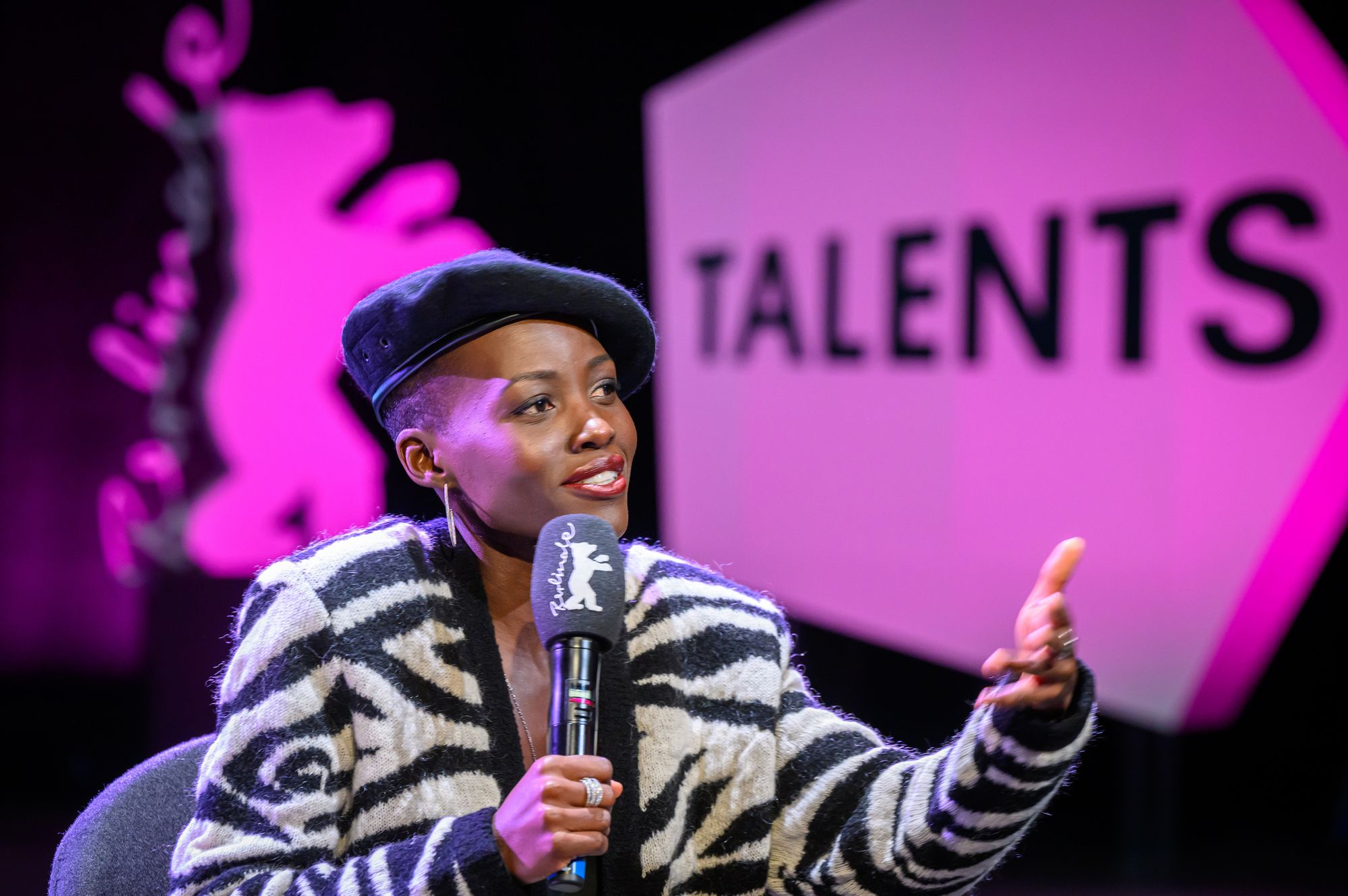 Lupita Nyong'o joins the Talents for an intimate session.