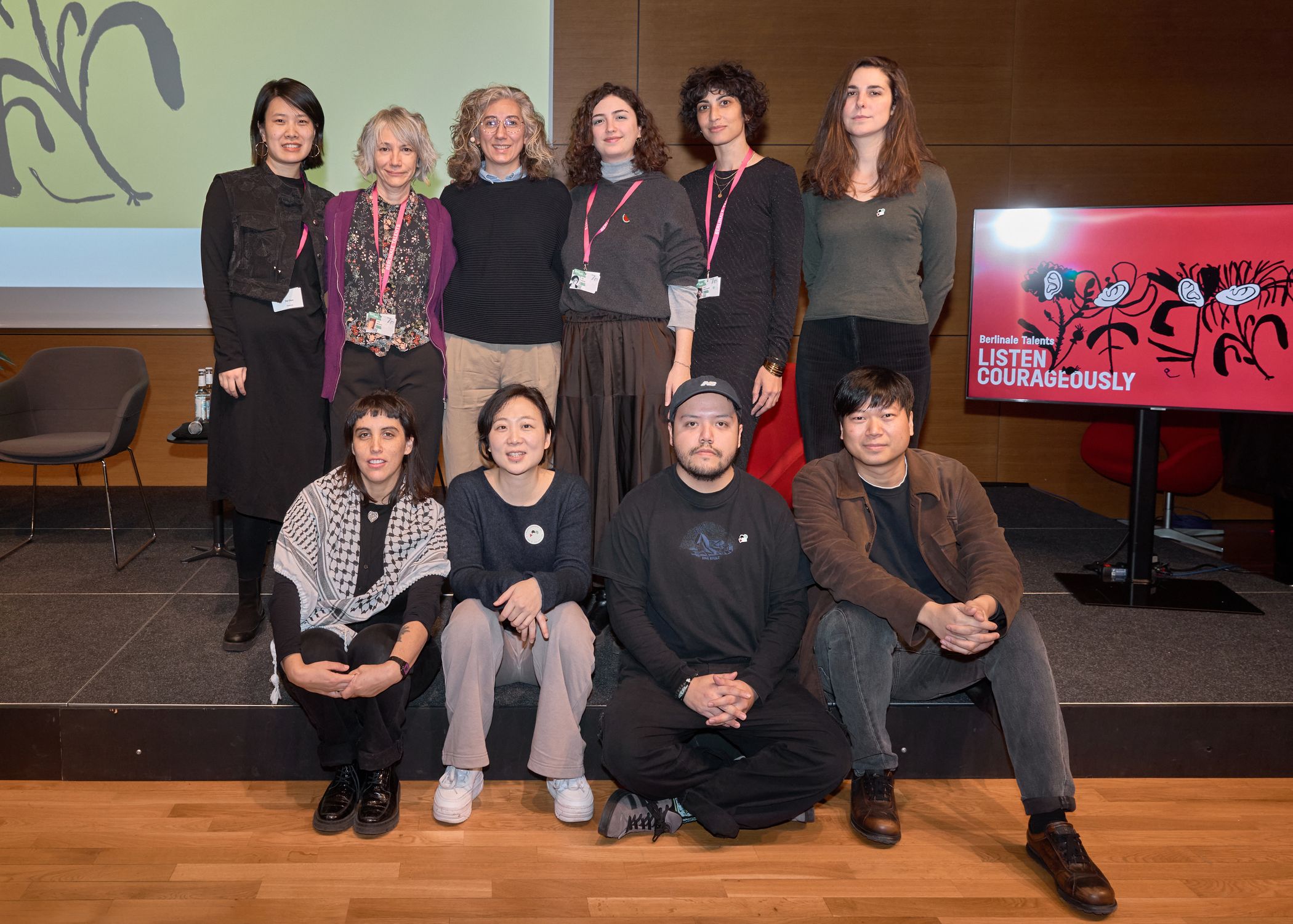 The 2025 Doc Station participants with Head of Doc Station Zeynep Güzel.